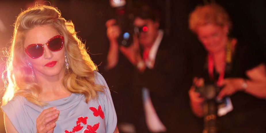 Madonna a fait tourner les têtes hier en... (AFP)