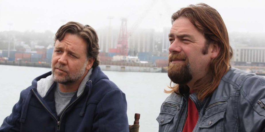 Russell Crowe, à gauche, et le chanteur du... (PC)