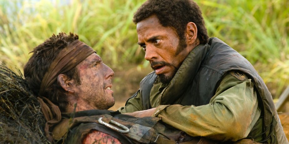 Ben Stiller et Robert Downey Jr. dans Tropic... (Paramount)
