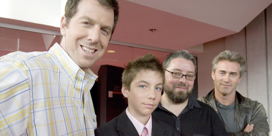 Patrice Robitaille, Pierre-Luc Funk, Francis Leclerc et Roy... (François Roy, La Presse)