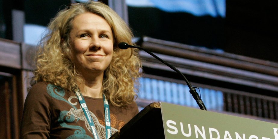 La réalisatrice de Frozen River, Courtney Hunt, accepte...