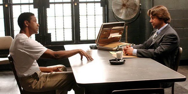 Denzel Washington et Russell Crowe.... (Universal)