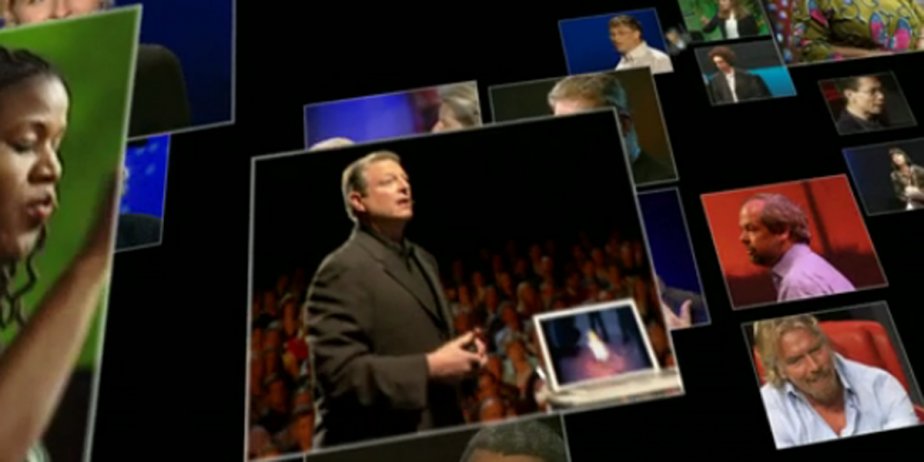 Connaissez-vous la conférence TED?... (Capture d'écran du site internet de TED.)