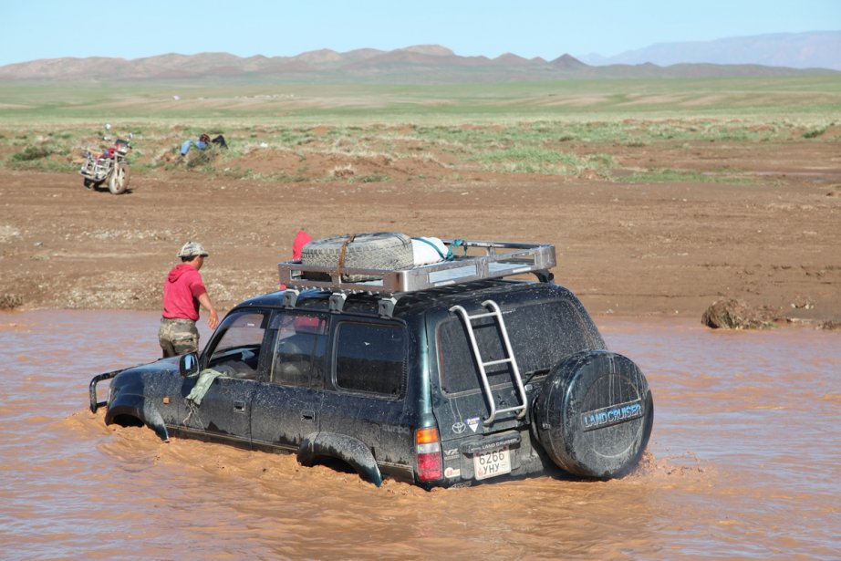 Une inondation dans le désert