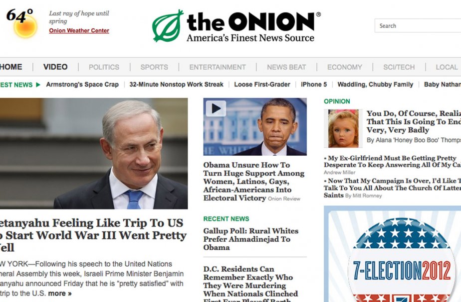 L Iran Se Fait Pieger Par The Onion La Presse