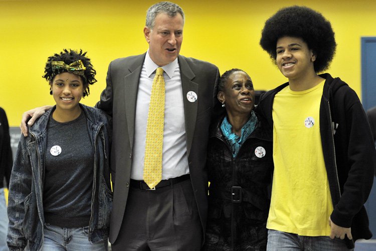 Bill de Blasio opens a new era in New York