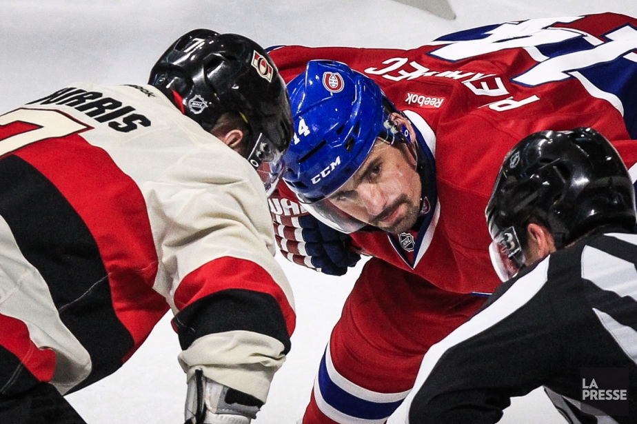 Kyle Turris et Tomas Plekanec... (PHOTO OLIVIER PONTBRIAND, LA PRESSE)