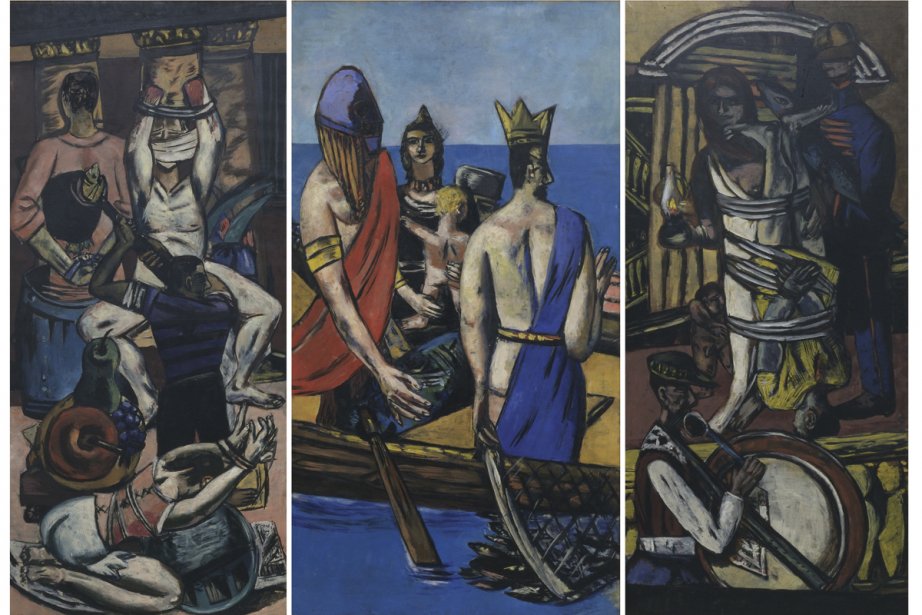 Le départ (1932-1935), de Max Beckmann. Dénigré par... (Photo: fournie par Neue Galerie)