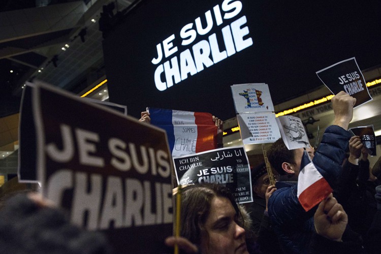 Charlie Hebdo: demonstrations in New York and Washington