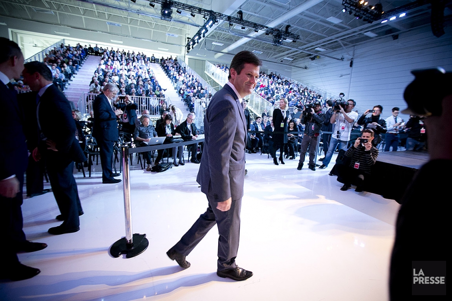 Pierre Beaudoin, lors de son entrée à la... (Photo François Roy, La Presse)