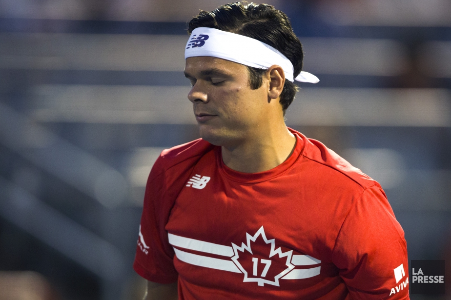 Milos Raonic... (PHOTO OLIVIER JEAN, LA PRESSE)