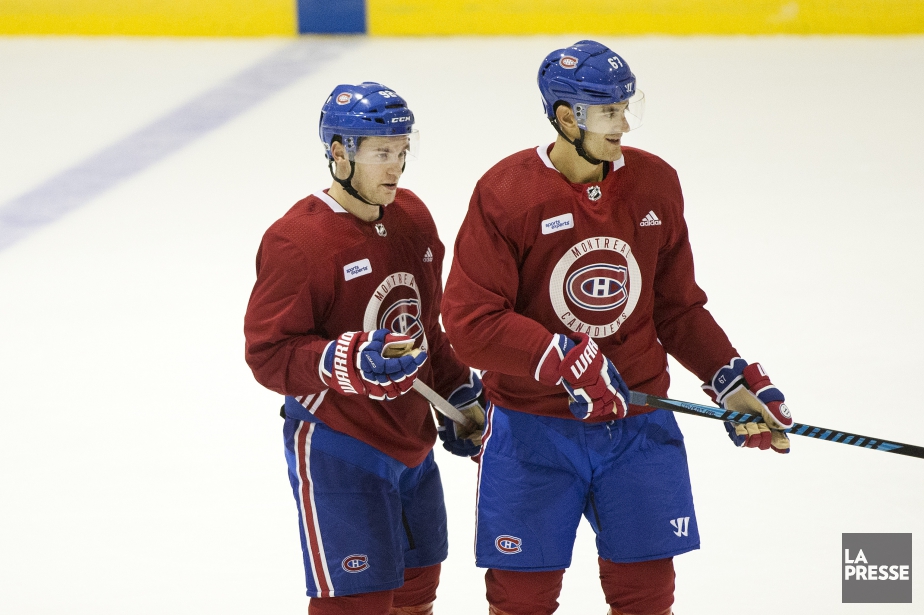Jonathan Drouin et Max Pacioretty... (Photo Robert Skinner, archives La Presse)