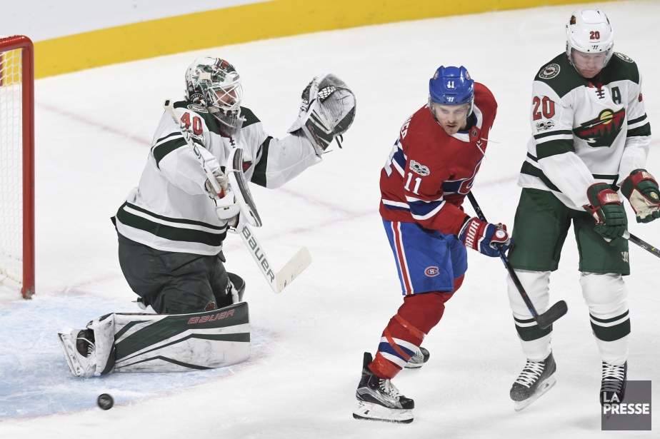 Devan Dubnyk, Brendan Gallagher et Ryan Suter... (PHOTO BERNARD BRAULT, LA PRESSE)