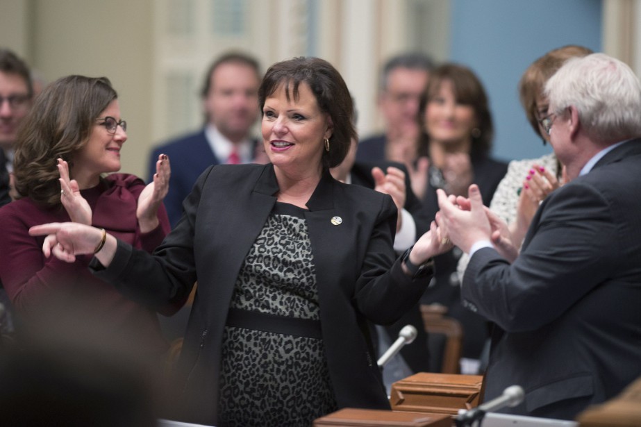 La ministre de la Santé publique, Lucie Charlebois.... (Photo Jacques Boissinot, PC)