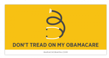À quoi cet auto-collant offert sur BarackObama.com vous fait-il penser et à qui...