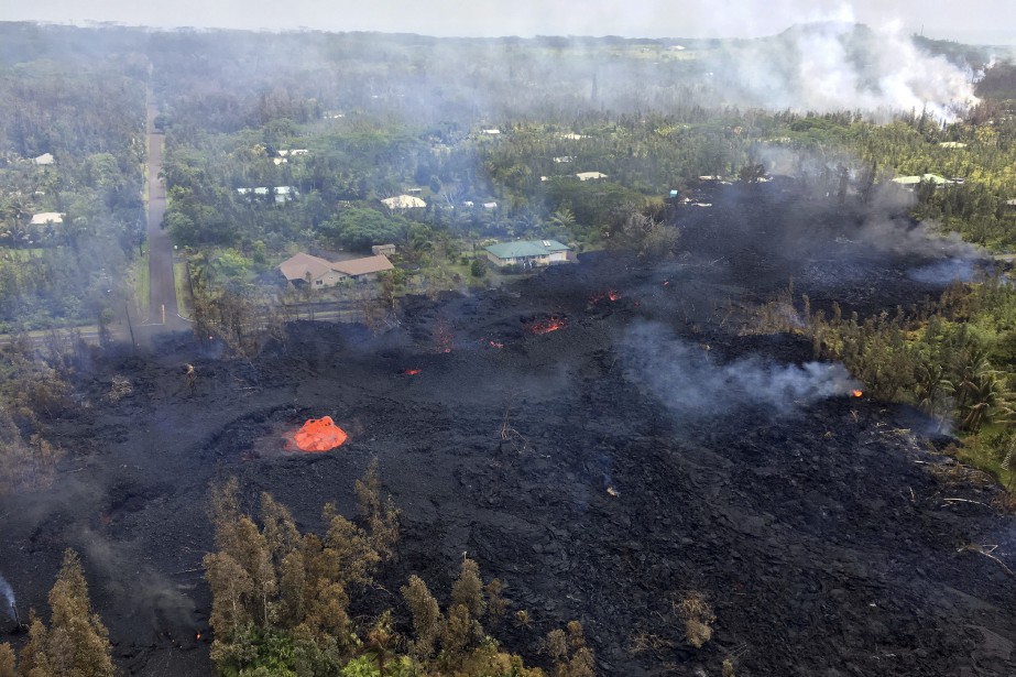 Une trentaine de bâtiments détruits par l'éruption du volcan Kilauea à