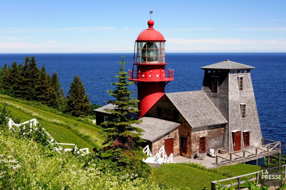 The Pointe-à-la-Renommée lighthouse was erected in ... (Photo Bernard Brault, La Presse)
