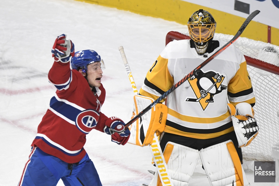 Casey DeSmith et Brendan Gallagher.... (Photo Bernard Brault, La Presse)