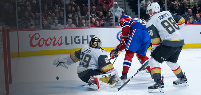 Golden Knights 2 - Canadien 3 (2e entracte)